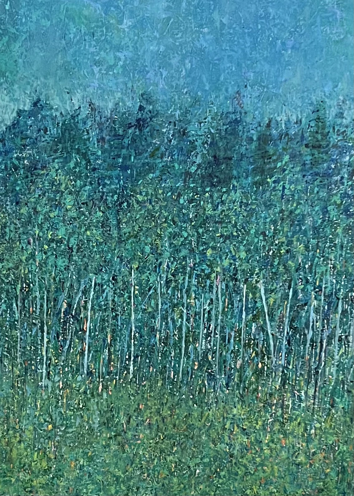 Through the trees