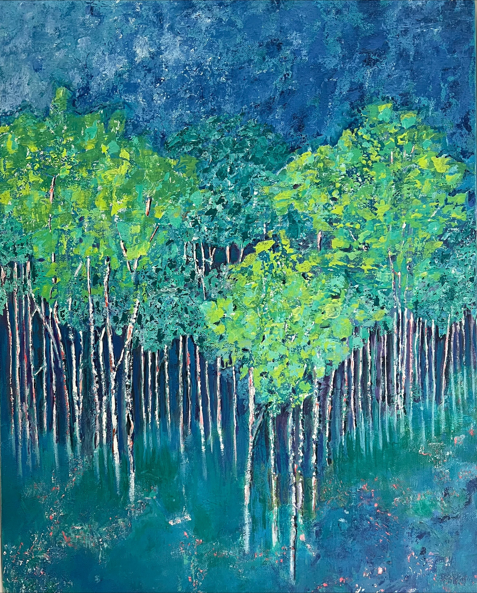 Through the trees (2)