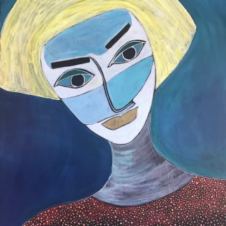 face me - blue